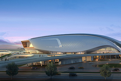 寧波奧體中心項目游泳館、體育館、綜合訓練館幕墻（含金屬屋面）工程施工