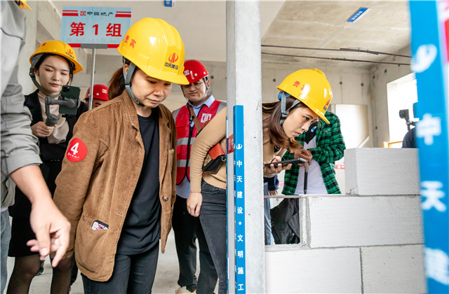 中天八建南寧中海湖上景明項目舉辦工地開放日